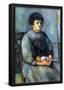 Paul Cezanne Woman with Doll Art Print Poster-null-Framed Poster