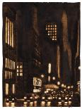 New York Aglow - Lexington-Paul Chojnowski-Stretched Canvas