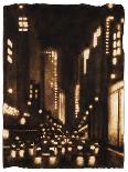 New York Aglow - 42nd Street-Paul Chojnowski-Stretched Canvas