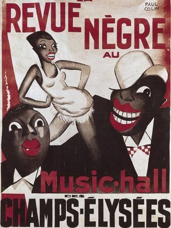 Poster of 'La Revue Negre', 1925