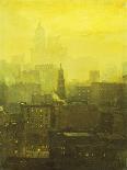 Urban Nocturne-Paul Cornoyer-Framed Giclee Print