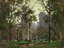 The Plaza after the Rain, 1908-Paul Cornoyer-Mounted Giclee Print