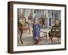 Paul De Camondo at the Hotel De Camondo, 1910-Henri Lebasque-Framed Giclee Print