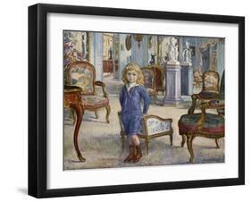 Paul De Camondo at the Hotel De Camondo, 1910-Henri Lebasque-Framed Giclee Print