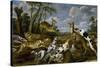 Paul de Vos / Deer Hunting, 1637-1640-Paul De Vos-Stretched Canvas