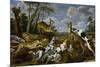 Paul de Vos / Deer Hunting, 1637-1640-Paul De Vos-Mounted Giclee Print