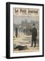 Paul Deroulede and Georges Clemenceau Duel with Pistols-Henri Meyer-Framed Photographic Print