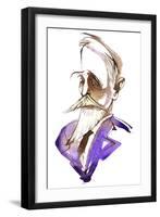 Paul Dukas, French composer; caricatured as a sorcerer-Neale Osborne-Framed Giclee Print