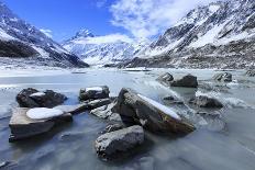 Mueller Glacier at the Head of the Kea Point Track, Mt. Cook National Park, New Zealand-Paul Dymond-Photographic Print