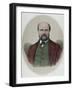 Paul Feval (1816-1887). French Novelist and Dramatist. Engraving by Llanta. Colored.-Tarker-Framed Photographic Print