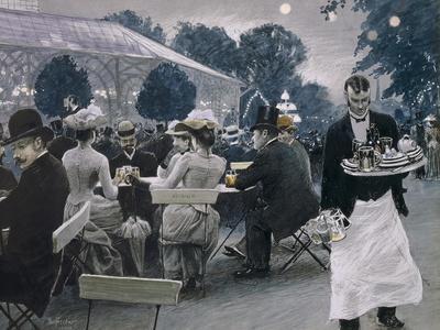 An Evening in the Tivoli Gardens in Copenhagen, 1890