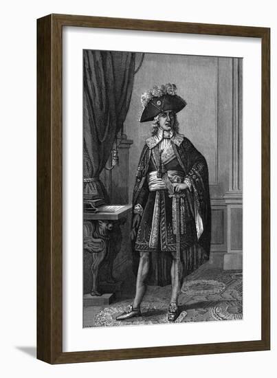 Paul Francois Vicomte Barras-T Rousseau-Framed Art Print