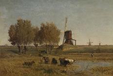 Dutch Polder Landscape Near Abcoude, C. 1877-Paul Gabriel-Art Print