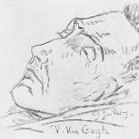 Portrait of Vincent Van Gogh on His Deathbed, 29 July 1890-Paul Gachet-Giclee Print