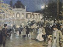 Denmark, Vesterbro Passage by Night in Copenaghen, 1910-Paul Garnier-Giclee Print