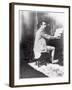 Paul Gauguin (1848-1903) Playing the Harmonium in Mucha's Studio, c.1895-Alphonse Mucha-Framed Photographic Print