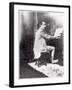 Paul Gauguin (1848-1903) Playing the Harmonium in Mucha's Studio, c.1895-Alphonse Mucha-Framed Photographic Print