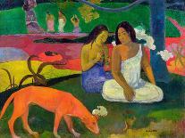 Eu Haere Ia Oe (Woman Holding a Fruit. Where are You Going), 1893-Paul Gauguin-Giclee Print