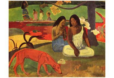 'Paul Gauguin (Arearea) Art Poster Print' Posters