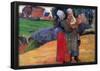 Paul Gauguin Breton Farmers Art Print Poster-null-Framed Poster