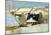 Paul Gauguin Breton Village in Snow Art Print Poster-null-Mounted Poster