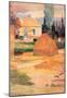 Paul Gauguin Farmhouses in Arles Art Print Poster-null-Mounted Poster