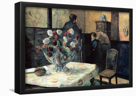 Paul Gauguin Interior of Painter of Rue Carcel Art Print Poster-null-Framed Poster