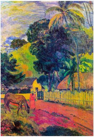 'Paul Gauguin Landscape Art Print Poster' Posters | AllPosters.com
