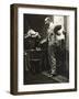 Paul Gauguin Posing in Mucha's Studio, Rue De La Grande Chaumière, Paris, 1893-Alphonse Mucha-Framed Photographic Print