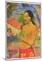 Paul Gauguin (Tahitian Woman with Fruit, detail) Art Poster Print-null-Mounted Poster