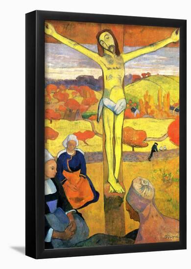 Paul Gauguin The Yellow Christ Art Print Poster-null-Framed Poster