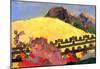 Paul Gauguin There is the Temple Art Print Poster-null-Mounted Poster
