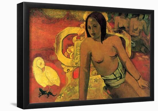 Paul Gauguin Vairumati Art Print Poster-null-Framed Poster