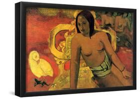 Paul Gauguin Vairumati Art Print Poster-null-Framed Poster