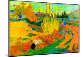 Paul Gauguin Von Arles Art Print Poster-null-Mounted Poster