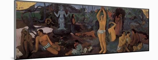 Paul Gauguin (Where are we? Who are we? Where do we go?) Art Poster Print-null-Mounted Poster