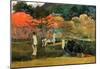 Paul Gauguin Women and Mold Art Print Poster-null-Mounted Poster