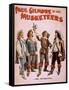 Paul Gilmore in The Musketeers Theatrical Poster-Lantern Press-Framed Stretched Canvas