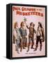 Paul Gilmore in The Musketeers Theatrical Poster-Lantern Press-Framed Stretched Canvas