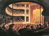 Entertainment at the Garrison Theatre, Bayeux, 1946-Paul Goranson-Framed Giclee Print