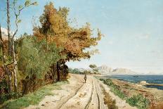 Paysage de provence. Vue de Saint-Saturnin-les-Apt, 1867-Paul Guigou-Giclee Print