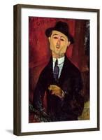 Paul Guillaume Novo Pilota, 1915-Amedeo Modigliani-Framed Giclee Print