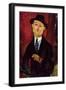 Paul Guillaume Novo Pilota, 1915-Amedeo Modigliani-Framed Premium Giclee Print