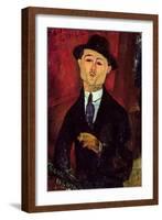 Paul Guillaume Novo Pilota, 1915-Amedeo Modigliani-Framed Giclee Print