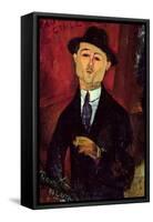 Paul Guillaume Novo Pilota, 1915-Amedeo Modigliani-Framed Stretched Canvas