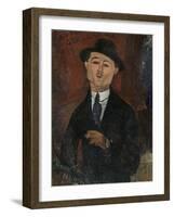 Paul Guillaume, Novo Pilota-Amedeo Modigliani-Framed Giclee Print