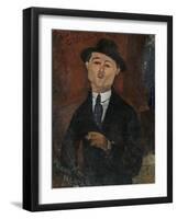 Paul Guillaume, Novo Pilota-Amedeo Modigliani-Framed Giclee Print