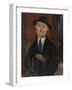 Paul Guillaume, Novo Pilota-Amedeo Modigliani-Framed Giclee Print