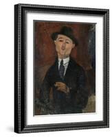 Paul Guillaume, Novo Pilota-Amedeo Modigliani-Framed Giclee Print