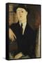 Paul Guillaume Seated-Amedeo Modigliani-Framed Stretched Canvas